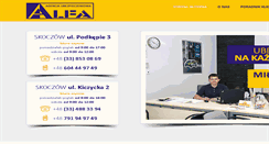 Desktop Screenshot of alfa-ubezpieczenia.pl