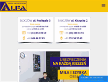 Tablet Screenshot of alfa-ubezpieczenia.pl